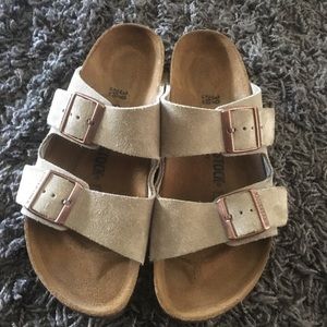 Birkenstock Arizona 39 tan suede